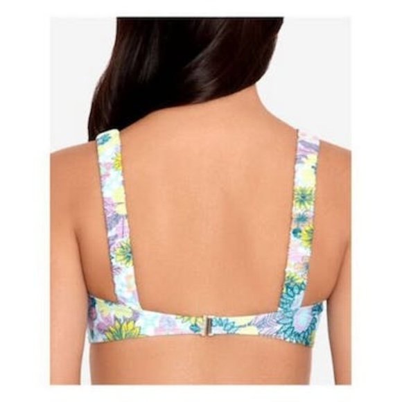Salt + Cove Scrunchie-Strap Bikini Swim Top, Choose Sz/Color - Picture 3 of 4